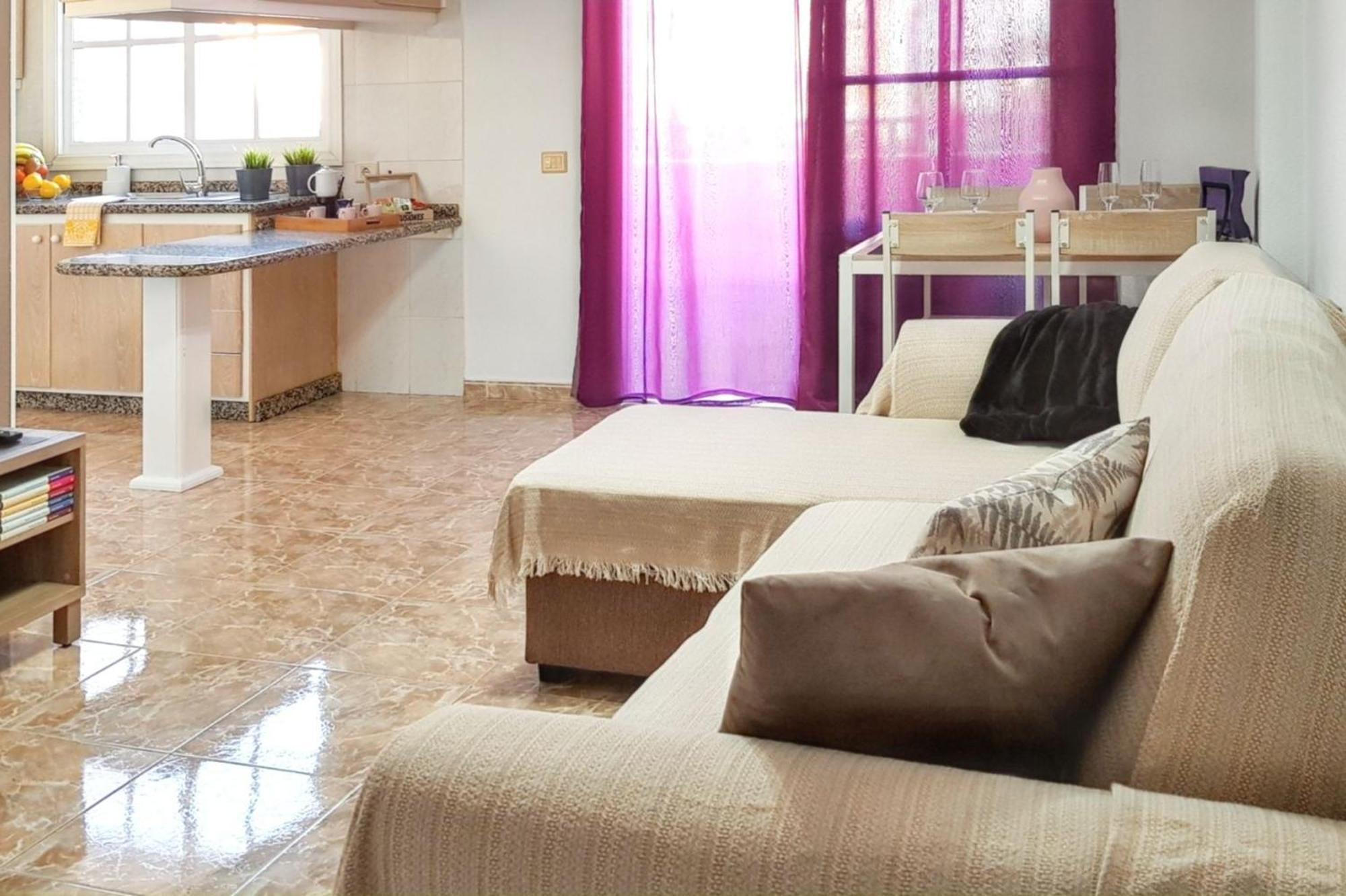 Bright Apartment In Puerto De Santiago 65 M² Terrace Eksteriør bilde