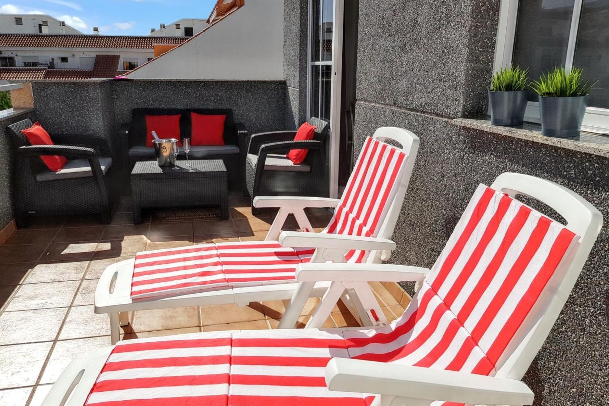 Bright Apartment In Puerto De Santiago 65 M² Terrace Eksteriør bilde